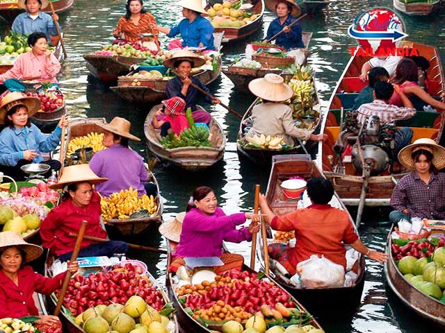 Mercado flotante Damnoen Saduak Mercado flotante Damnoen Saduak