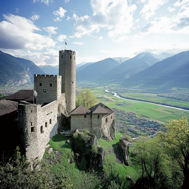 Dolomitas: Castillo de Tyrol