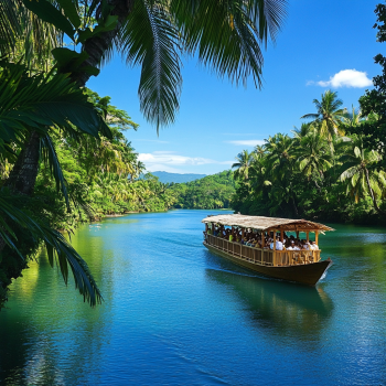 Bohol. Rio loboc