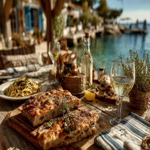 Cinque Terre: trozos de focaccia
